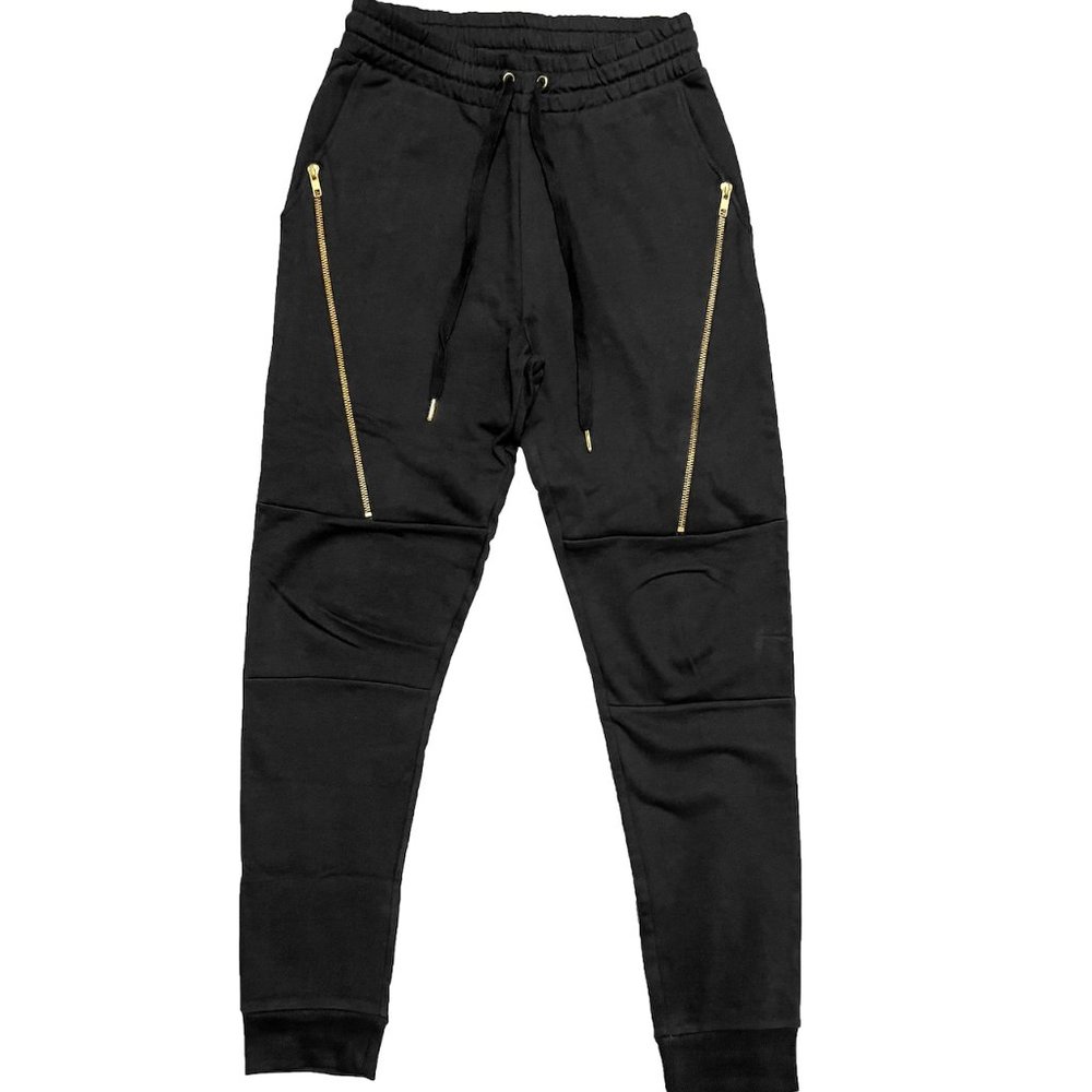 ASOS Sweatpants with Gold Zipper Pockets - Size XS